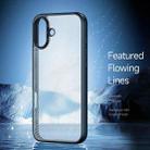 For iPhone 16 Plus DUX DUCIS Aimo Series  Frosted Feel Phone Case(Black) - 2