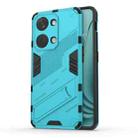 For OnePlus Ace 2V Punk Armor 2 in 1 PC + TPU Phone Case with Holder(Blue) - 1