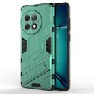 For OnePlus Ace 2 Pro Punk Armor 2 in 1 PC + TPU Phone Case with Holder(Green) - 1