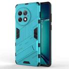 For OnePlus Ace 2 Pro Punk Armor 2 in 1 PC + TPU Phone Case with Holder(Blue) - 1
