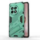 For OnePlus Ace 3 5G Punk Armor 2 in 1 PC + TPU Phone Case with Holder(Green) - 1