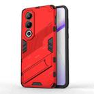 For OnePlus Ace 3V Punk Armor 2 in 1 PC + TPU Phone Case with Holder(Red) - 1