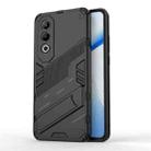 For OnePlus Nord CE4 5G Global Punk Armor 2 in 1 PC + TPU Phone Case with Holder(Black) - 1