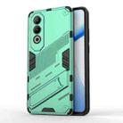 For OnePlus Nord CE4 5G Global Punk Armor 2 in 1 PC + TPU Phone Case with Holder(Green) - 1