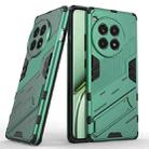 For OnePlus Ace 3 Pro 5G Punk Armor 2 in 1 PC + TPU Phone Case with Holder(Green) - 1