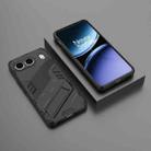 For OnePlus Nord 4 5G Global Punk Armor 2 in 1 PC + TPU Phone Case with Holder(Black) - 2