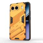 For OnePlus Nord 4 5G Global Punk Armor 2 in 1 PC + TPU Phone Case with Holder(Orange) - 1