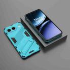 For OnePlus Nord 4 5G Global Punk Armor 2 in 1 PC + TPU Phone Case with Holder(Blue) - 2