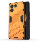 For vivo S17e Punk Armor 2 in 1 PC + TPU Phone Case with Holder(Orange) - 1