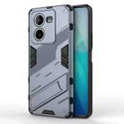 For vivo iQOO Z8 Punk Armor 2 in 1 PC + TPU Phone Case with Holder(Grey) - 1