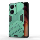 For vivo iQOO Neo9 5G Punk Armor 2 in 1 PC + TPU Phone Case with Holder(Green) - 1