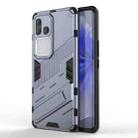 For vivo S18 5G Punk Armor 2 in 1 PC + TPU Phone Case with Holder(Grey) - 1