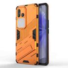 For vivo S18 5G Punk Armor 2 in 1 PC + TPU Phone Case with Holder(Orange) - 1