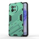 For vivo S18E 5G Punk Armor 2 in 1 PC + TPU Phone Case with Holder(Green) - 1