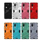 For vivo iQOO Z9s 5G Global Punk Armor 2 in 1 PC + TPU Phone Case with Holder(Red) - 2