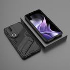 For vivo V50 5G Global Punk Armor 2 in 1 PC + TPU Phone Case with Holder(Black) - 2