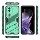 For vivo V50 5G Global Punk Armor 2 in 1 PC + TPU Phone Case with Holder(Green) - 3