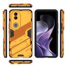 For vivo V50 5G Global Punk Armor 2 in 1 PC + TPU Phone Case with Holder(Orange) - 3