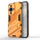 For Huawei nova 11 4G Punk Armor 2 in 1 PC + TPU Phone Case with Holder(Orange) - 1