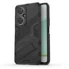 For Huawei nova 11i 4G Punk Armor 2 in 1 PC + TPU Phone Case with Holder(Black) - 1