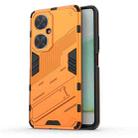 For Huawei nova 11i 4G Punk Armor 2 in 1 PC + TPU Phone Case with Holder(Orange) - 1