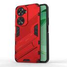For Huawei nova 11 SE Punk Armor 2 in 1 PC + TPU Phone Case with Holder(Red) - 1