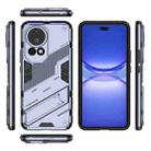 For Huawei nova 12 Pro Punk Armor 2 in 1 PC + TPU Phone Case with Holder(Grey) - 3