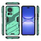 For Huawei nova 12 Pro Punk Armor 2 in 1 PC + TPU Phone Case with Holder(Green) - 3