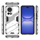 For Huawei nova 12 Pro Punk Armor 2 in 1 PC + TPU Phone Case with Holder(White) - 3