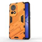 For Huawei nova 12 Pro Punk Armor 2 in 1 PC + TPU Phone Case with Holder(Orange) - 1