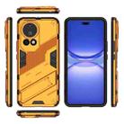 For Huawei nova 12 Pro Punk Armor 2 in 1 PC + TPU Phone Case with Holder(Orange) - 3