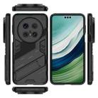 For Huawei Mate 70 Pro 5G Punk Armor 2 in 1 PC + TPU Phone Case with Holder(Black) - 3