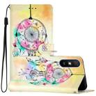 For Xiaomi Redmi 9A Colored Drawing Leather Phone Case(Dream Catcher) - 1