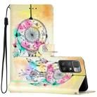 For Xiaomi Redmi 10 2022 Colored Drawing Leather Phone Case(Dream Catcher) - 1