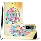 For Xiaomi Redmi Note 10 4G Colored Drawing Leather Phone Case(Dream Catcher) - 1