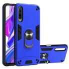 For Huawei Y9s / Honor 9X 2 in 1 Armour Series PC + TPU Protective Case with Ring Holder(Dark Blue) - 1