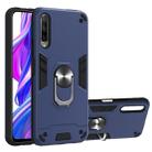 For Huawei Y9s / Honor 9X 2 in 1 Armour Series PC + TPU Protective Case with Ring Holder(Royal Blue) - 1