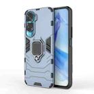 For Honor 90 Lite / X50i 5G Magnetic Ring Holder PC + TPU Phone Case(Navy Blue) - 1