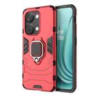 For OnePlus Ace 2V Magnetic Ring Holder PC + TPU Phone Case(Red) - 1