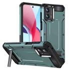 For Motorola Moto G 5G 2023 Matte Holder Phone Case(Dark Green) - 1