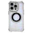 For iPhone 11 Pro 6D Electroplating Armor Magsafe Phone Case(Silver) - 1