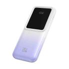 USAMS US-CD193 10000mAh 20W Portable Digital Display Power Bank with Cable(Gradient Blue) - 1