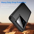 For Realme GT7 Pro Racing Brushed Texture Carbon Fiber TPU Phone Case(Black) - 3