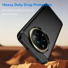 For Realme P3 Pro Brushed Texture Carbon Fiber TPU Phone Case(Black) - 3