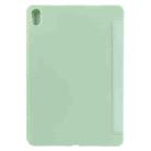 For Huawei MatePad SE 11 GEBEI 3-folding Holder Shockproof Flip Leather Tablet Case(Green) - 3
