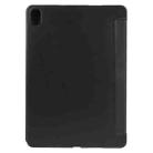 For Huawei MatePad SE 11 GEBEI 3-folding Holder Shockproof Flip Leather Tablet Case(Black) - 3