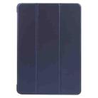 For Huawei MatePad SE 11 GEBEI 3-folding Holder Shockproof Flip Leather Tablet Case(Dark Blue) - 2