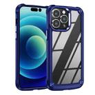 For iPhone 15 Pro TPU + PC Lens Protection Phone Case(Blue) - 1