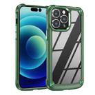 For iPhone 15 Pro TPU + PC Lens Protection Phone Case(Green) - 1