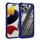 For iPhone 16 Pro Max TPU + PC Lens Protection Phone Case(Blue) - 1